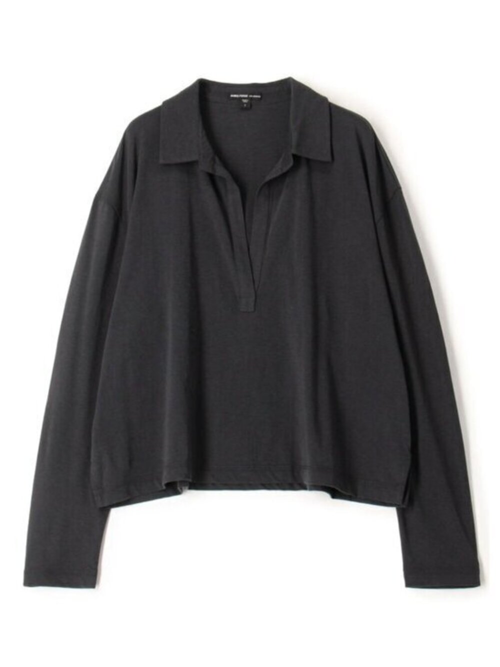 James Perse Split-neck Cotton Jersey Top S $322